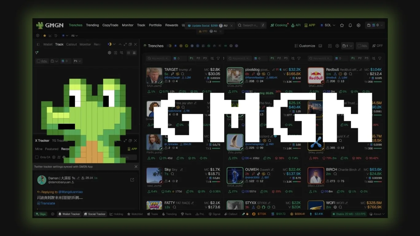 GMGN Review (2026) | Multi-Chain Meme Terminal, Copy Trading & AFK Automation Logo